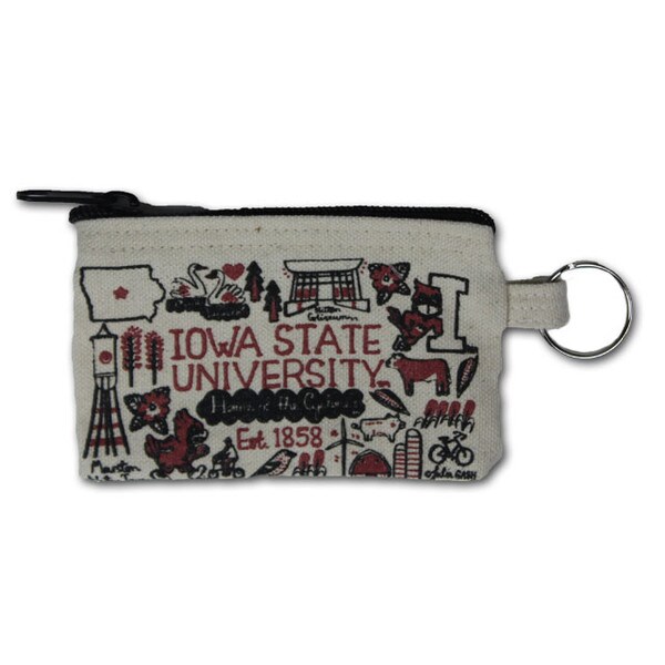 Julia Gash Illustrated Iowa State University Coin Purse